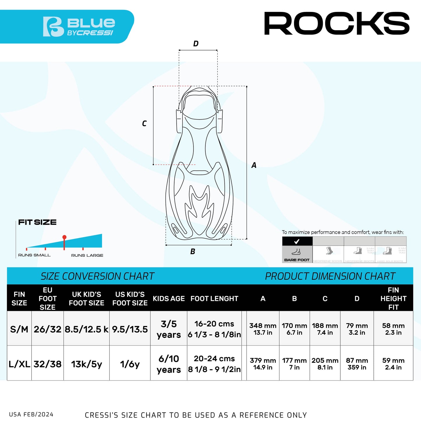 Cressi Rocks Dry Kids Set
