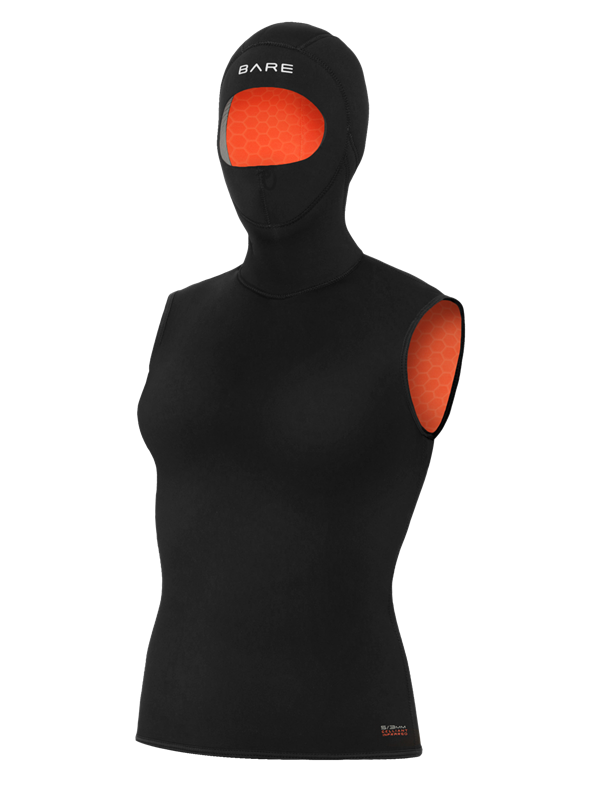 Bare Ultrawarmth 7/3mm Hooded Vest Women's