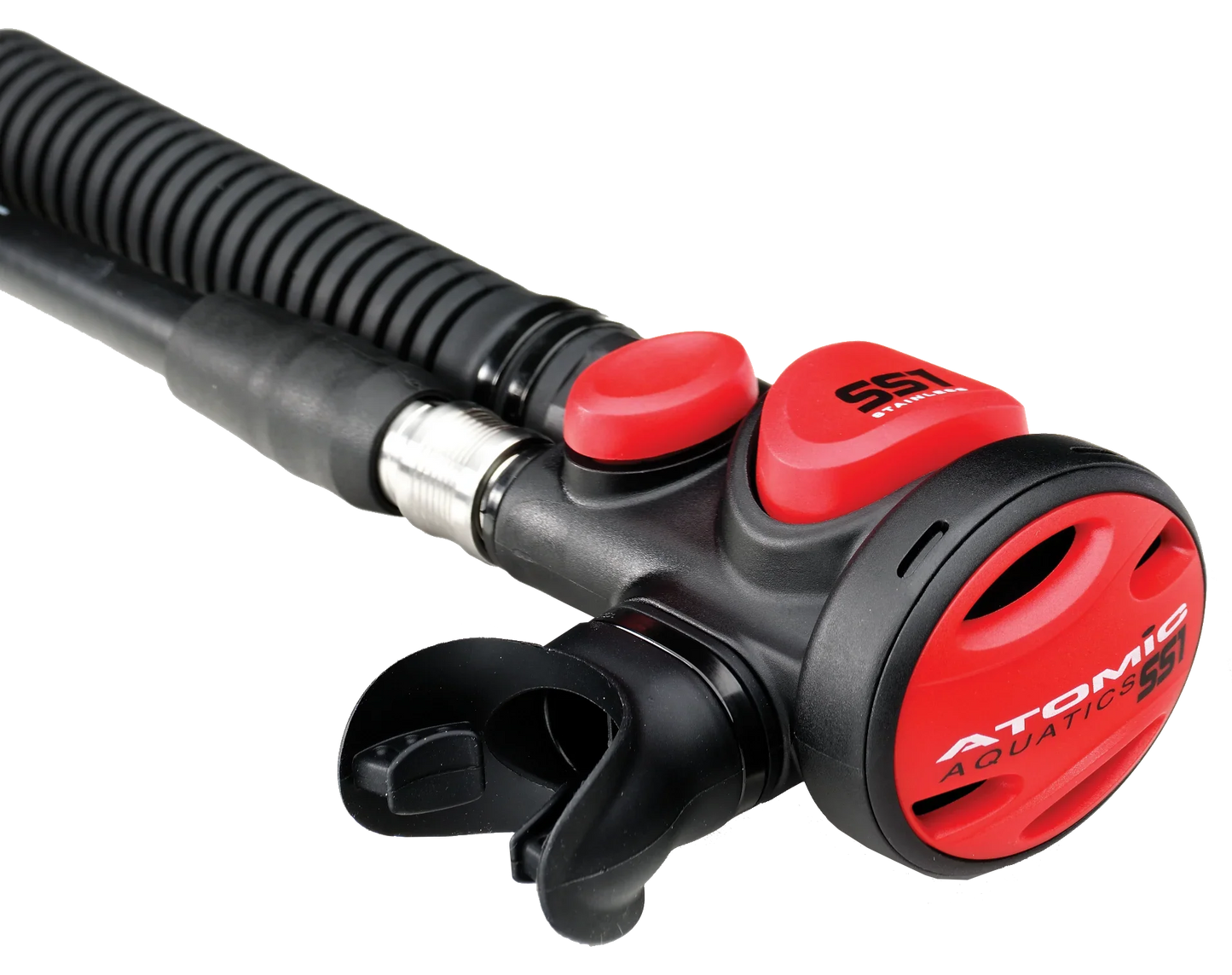 Atomic SS1 Stainless/Titanium Safe Second/Inflator combo - Pacific Pro Dive