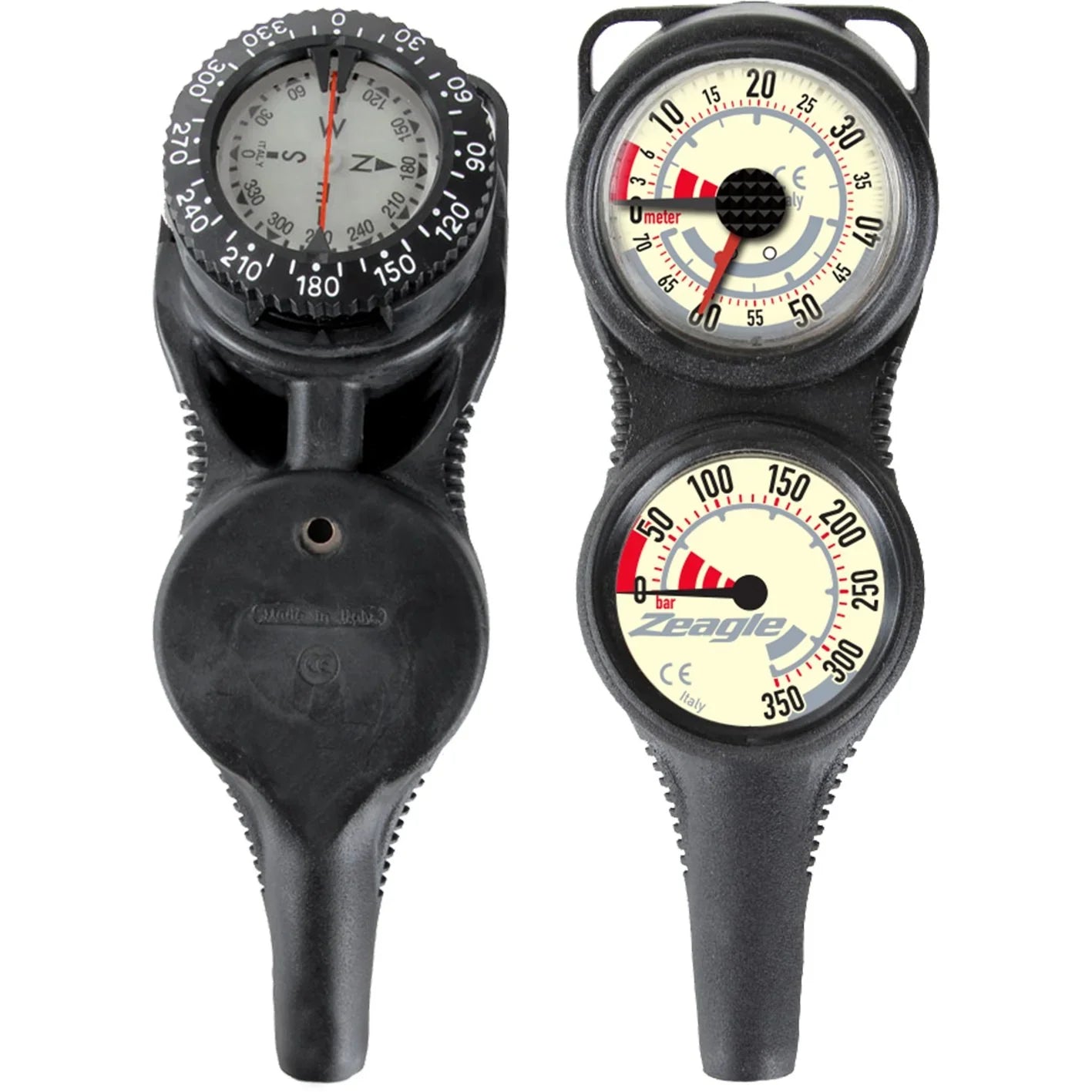 Zeagle Slimline Co-Pilot Console (Pressure Gauge + Depth Gauge + Compass) - Pacific Pro Dive