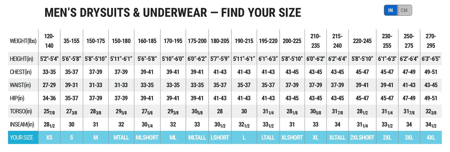 Bare Aqua-Trek 1 Drysuit (Men's) - Pacific Pro Dive