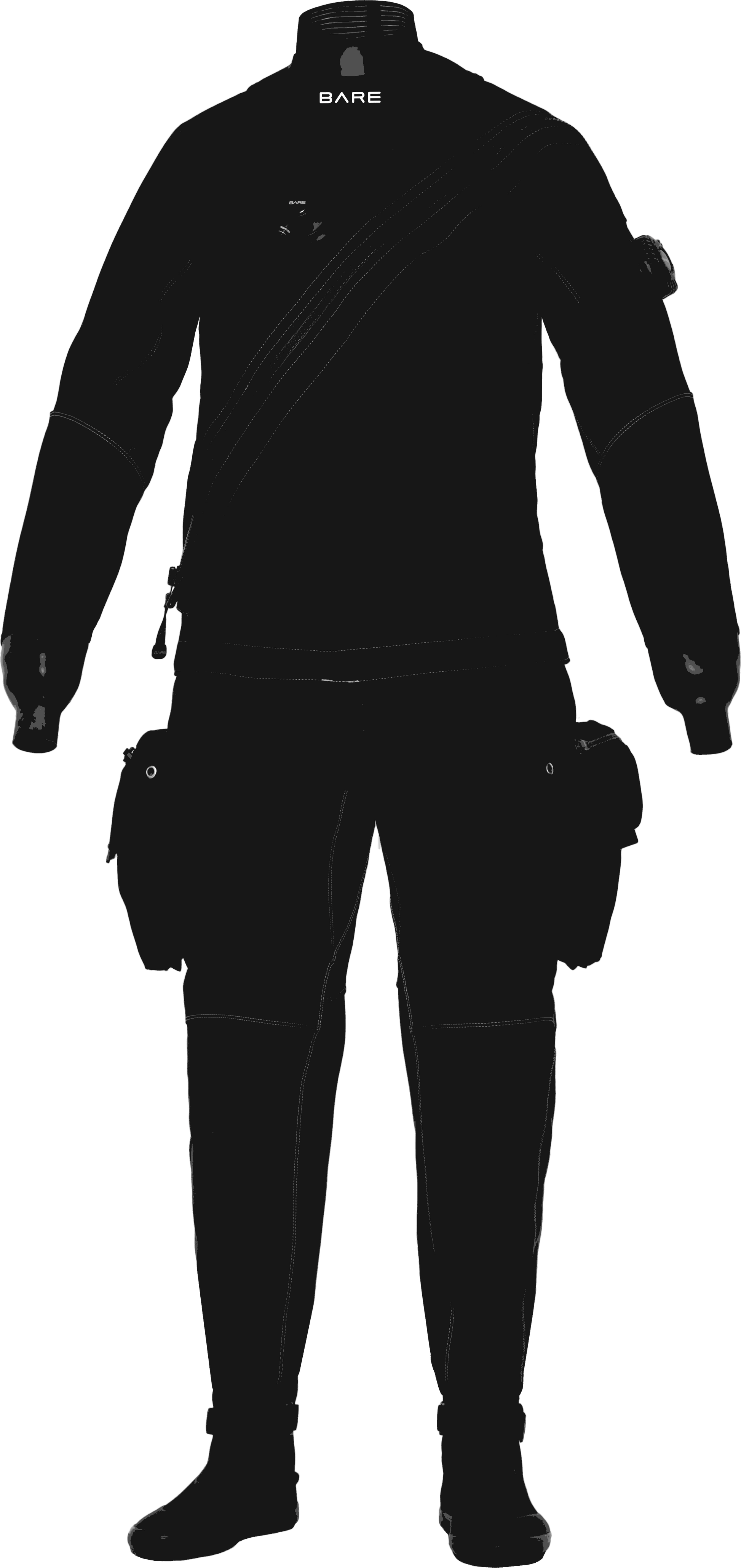 Bare Expedition HD2 Tech Dry Drysuit (Men's) - Pacific Pro Dive