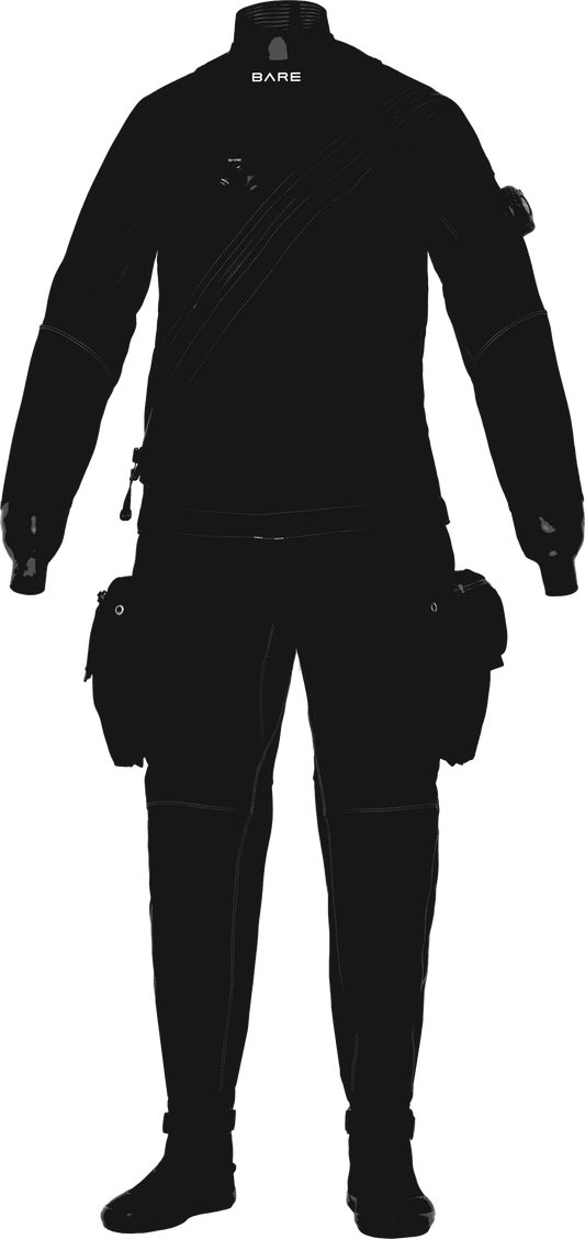 Bare Expedition HD2 Tech Dry Drysuit (Men's) - Pacific Pro Dive
