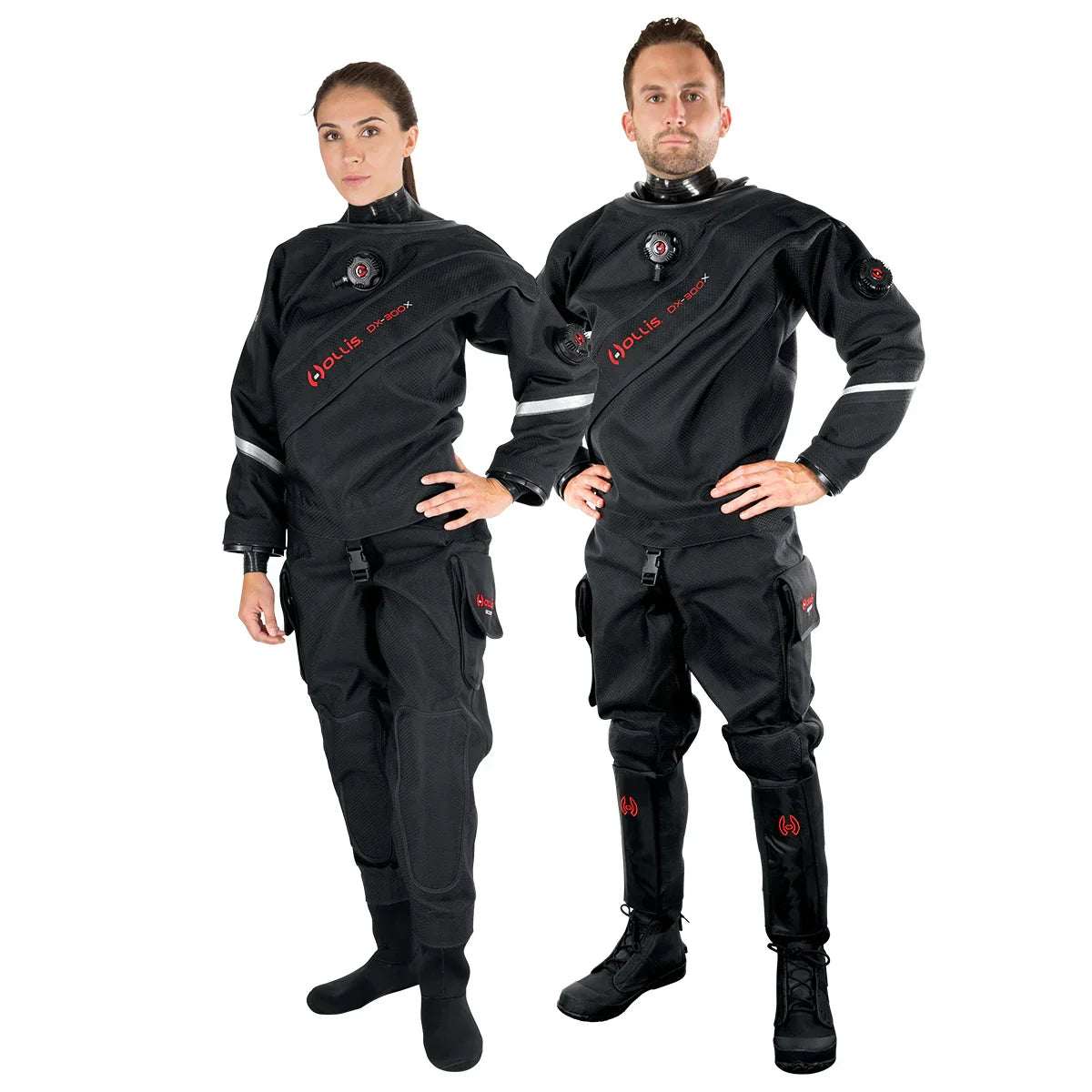 Hollis DX-300X Drysuit w/neoprene socks - Pacific Pro Dive