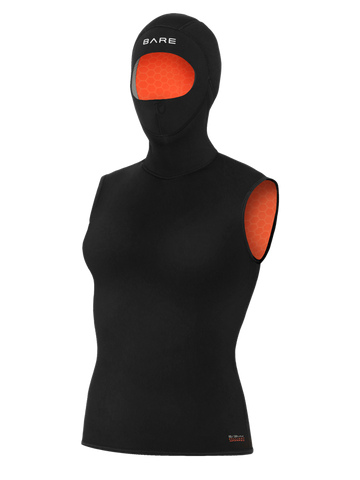 Bare Ultrawarmth 7/3mm Hooded Vest Women's