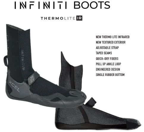 XCEL Infiniti Round Toe Boot 5mm Unisex - Pacific Pro Dive