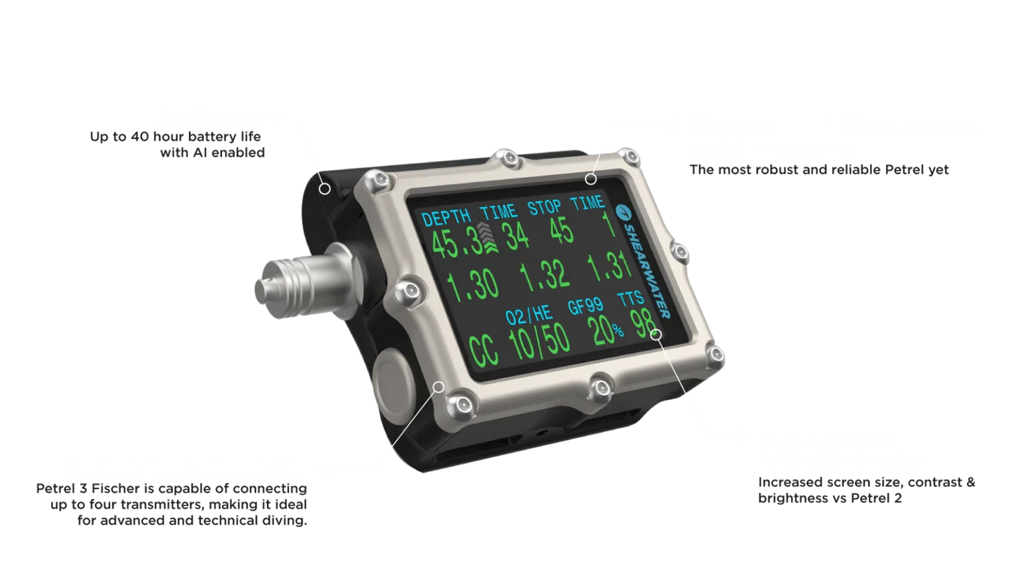 Shearwater Petrel 3 Fischer - Pacific Pro Dive