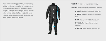 Bare X-Mission Evolution Drysuit (Men's) - Pacific Pro Dive