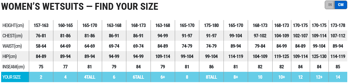 Bare Elate Women's Wetsuit - Pacific Pro Dive