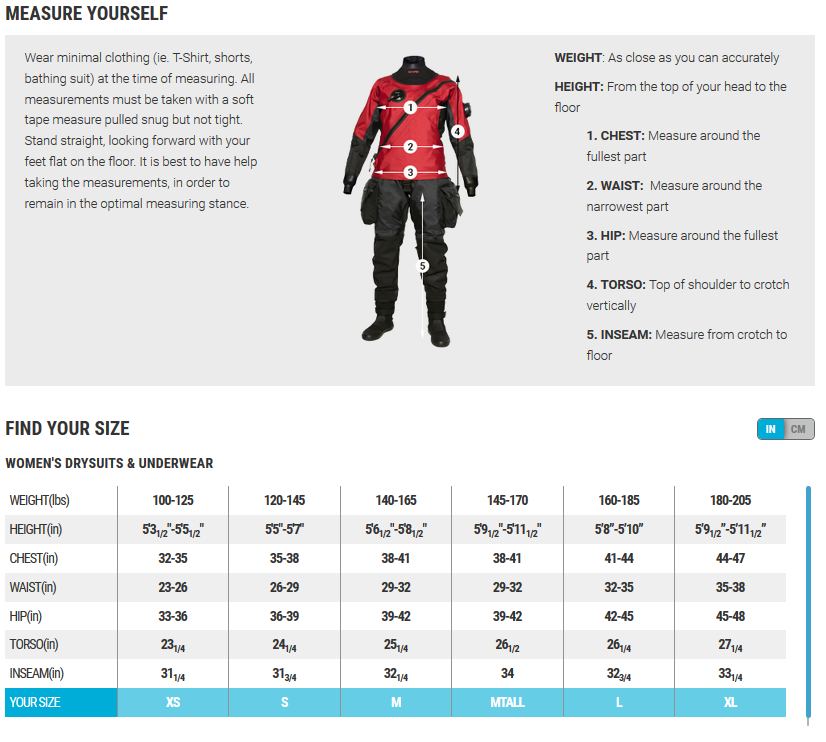 Bare 50th Anniversary X-Mission Evolution Drysuit (Women's) - Pacific Pro Dive